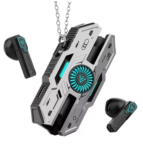 x blade headphone with necklace